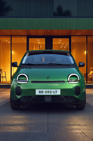 Renault Twingo Renault Twingo in grün, Frontansicht