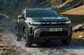 Dacia Duster Dacia Duster in grün, Frontansicht