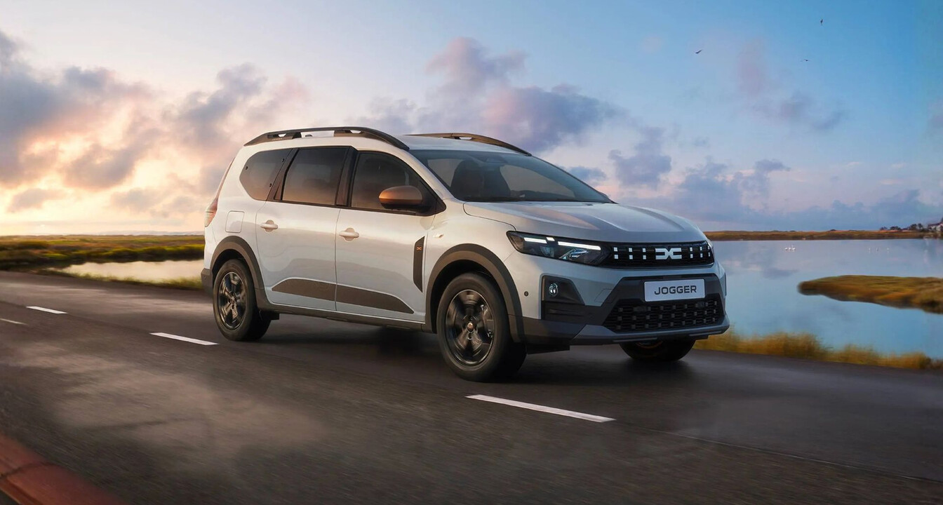 Dacia Jogger in weiß, Seitenansicht