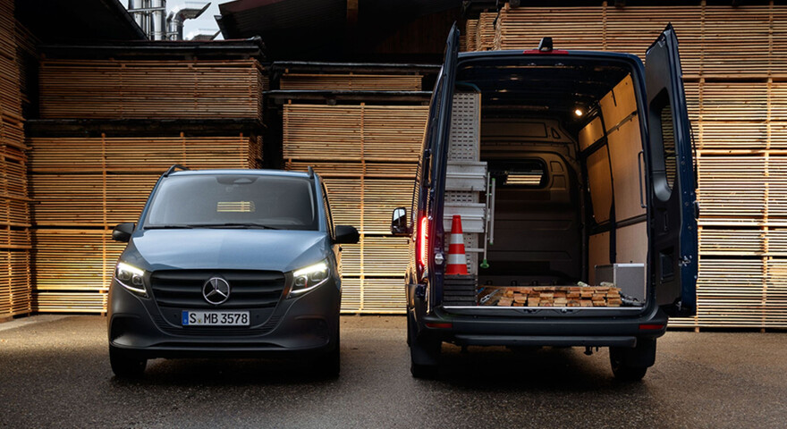 Mercedes-Benz Vito in blau - Handwerk