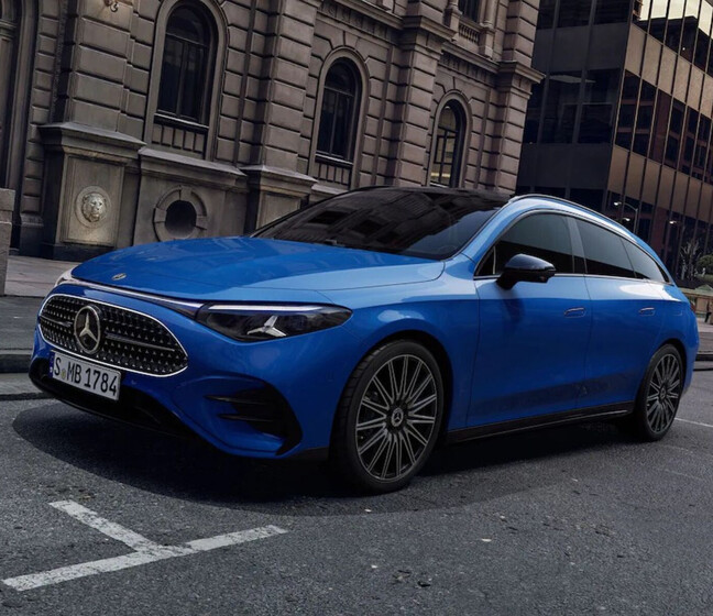CLA Shooting Brake CLA Shooting Brake in blau, Frontansicht