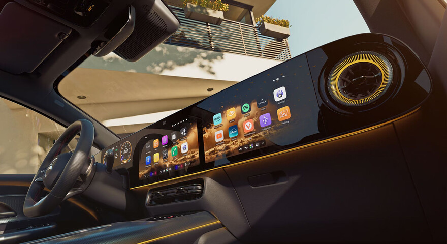 Mercedes-Benz GLA EQ Display