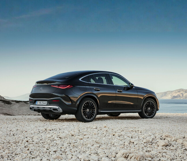Mercedes-Benz GLC Coupé in schwarz