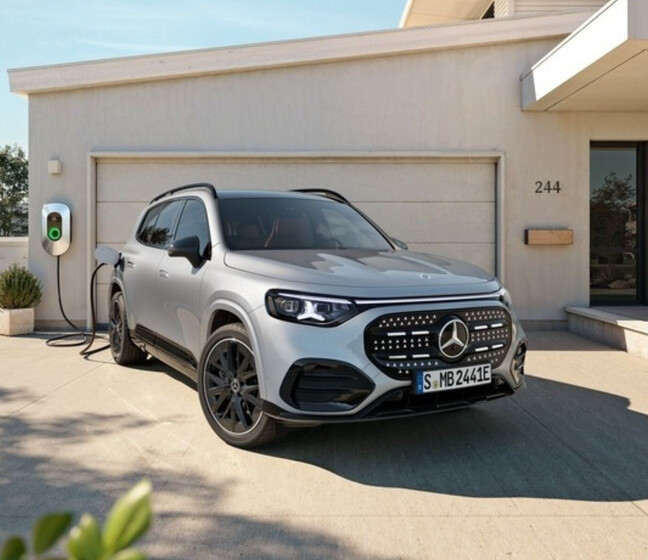 Mercedes-Benz GLB EQ beim Laden