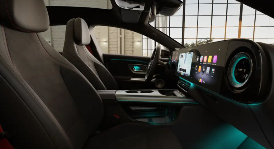 CLA Innenraum mit Display