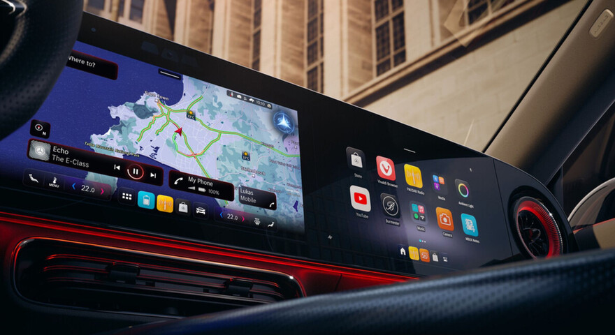 Mercedes-Benz CLA Innenraum, Display