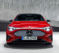 Mercedes-Benz CLA EQ Mercedes-Benz CLA EQ in rot, Frontaufnahme