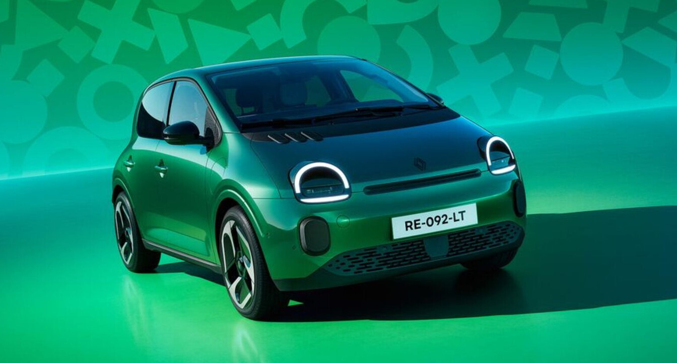 Renault Twingo verde,fronte
