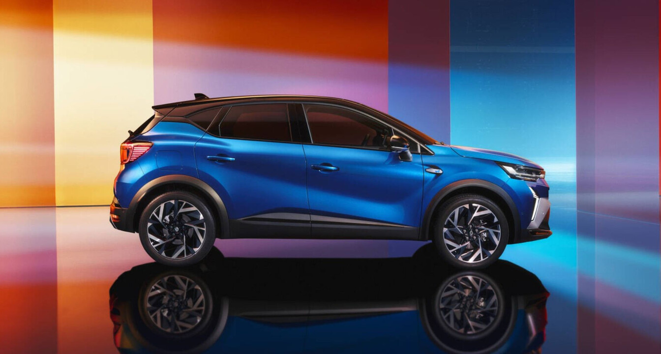 Renault Captur Renault Captur in blau, Seitenansicht