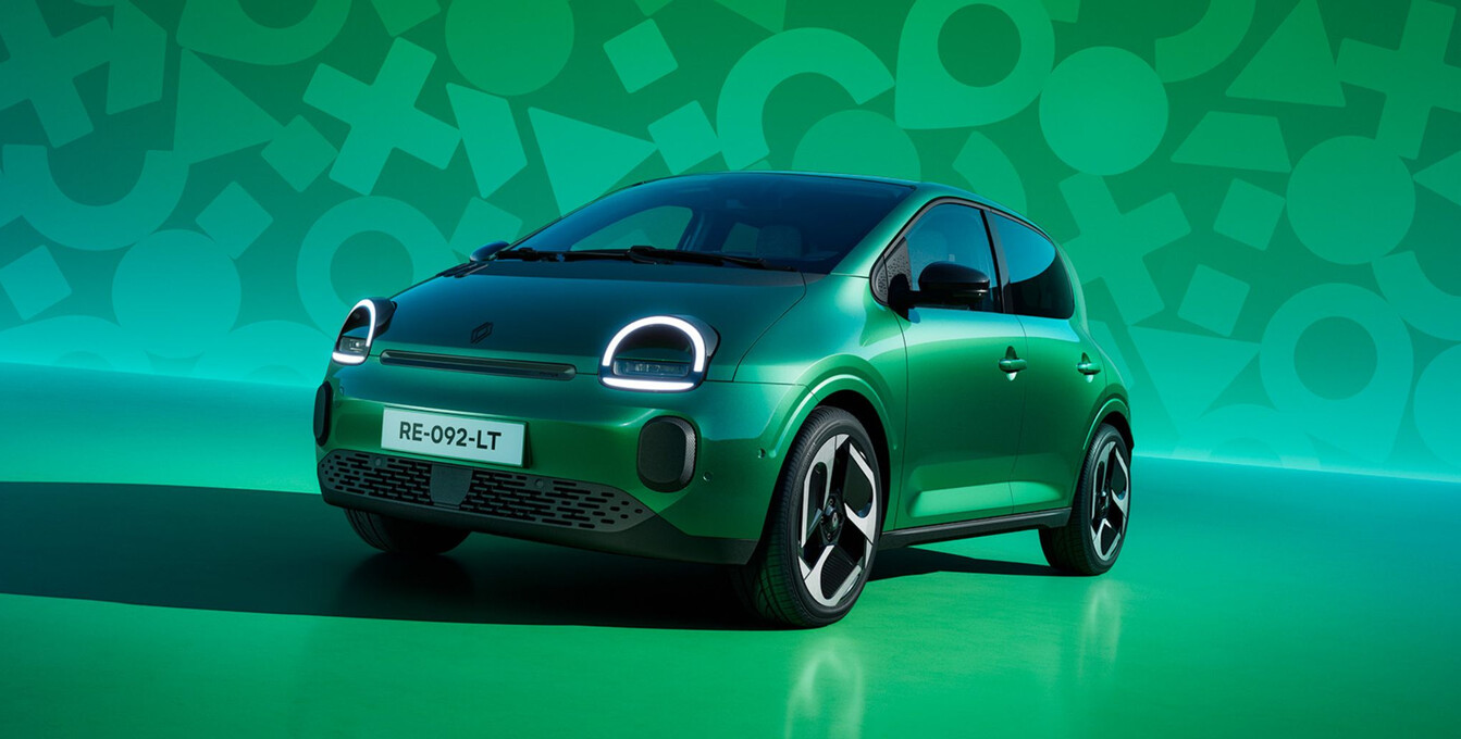 Renault Twingo Renault Twingo verde,lato