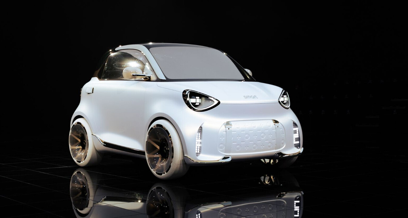 smart #2 smart #2 in weiß, Seitenansicht