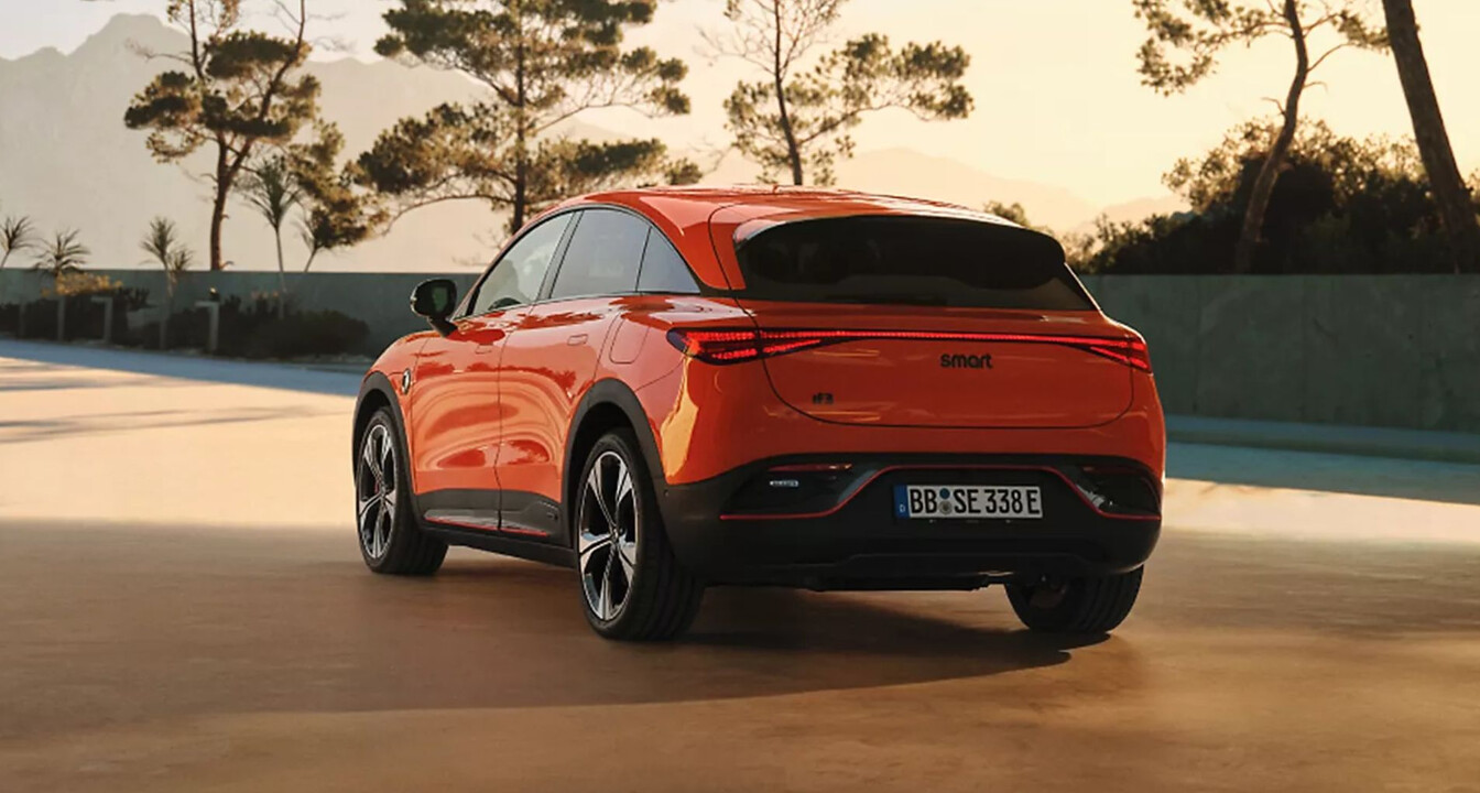 smart #3 smart #3 in orange, Heckansicht